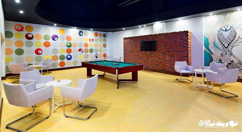 میز بیلیارد موجود در هتل